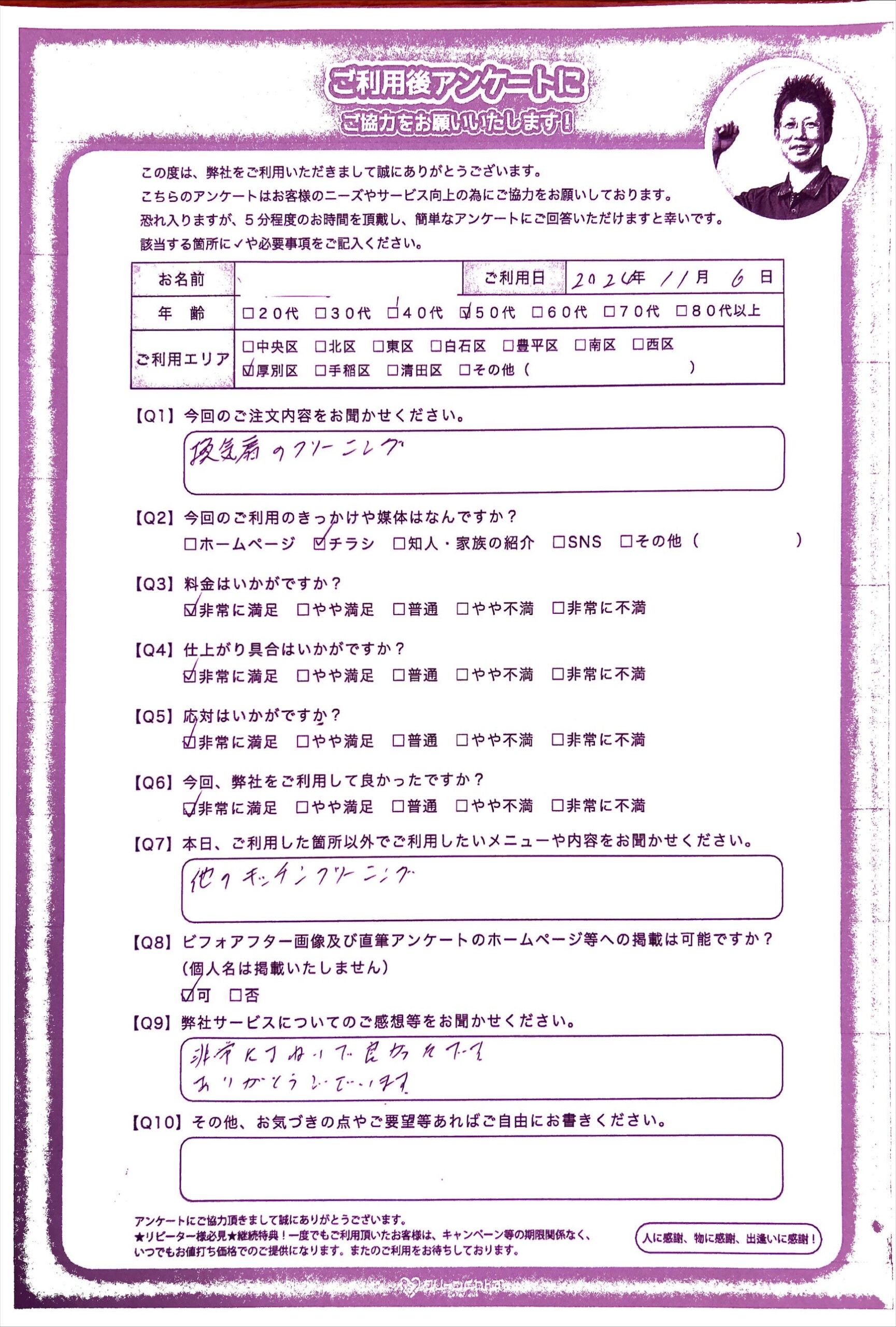 換気扇の頑固な油汚れもプロの技術でスッキリ　年末は分解清掃で綺麗に